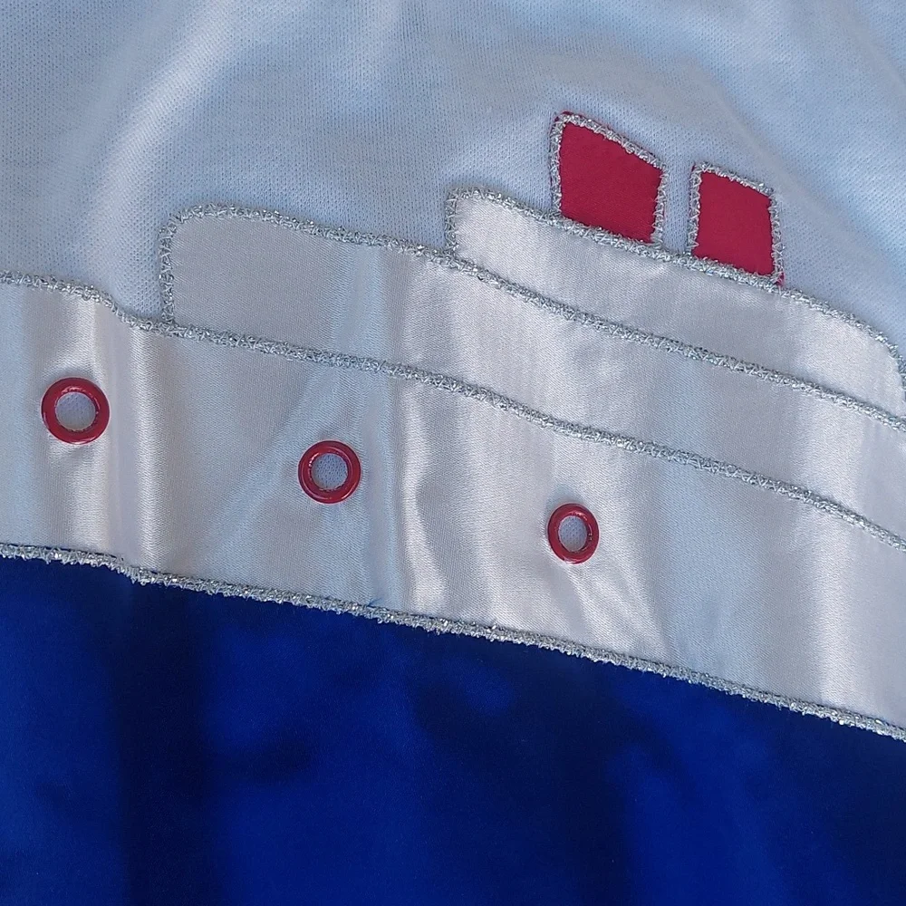 Peter Popovitch Vintge Top White with Boat Applica and Mesh Feature Size Med NWT - Picture 7 of 8